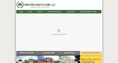 Desktop Screenshot of medpedhealthcare.com